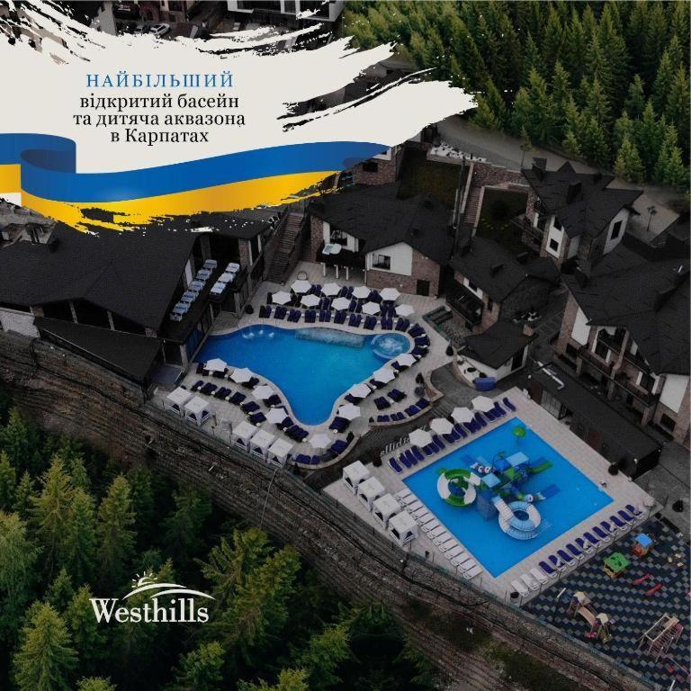 Westhills Cottage Town & Spa Bukovel Luaran gambar